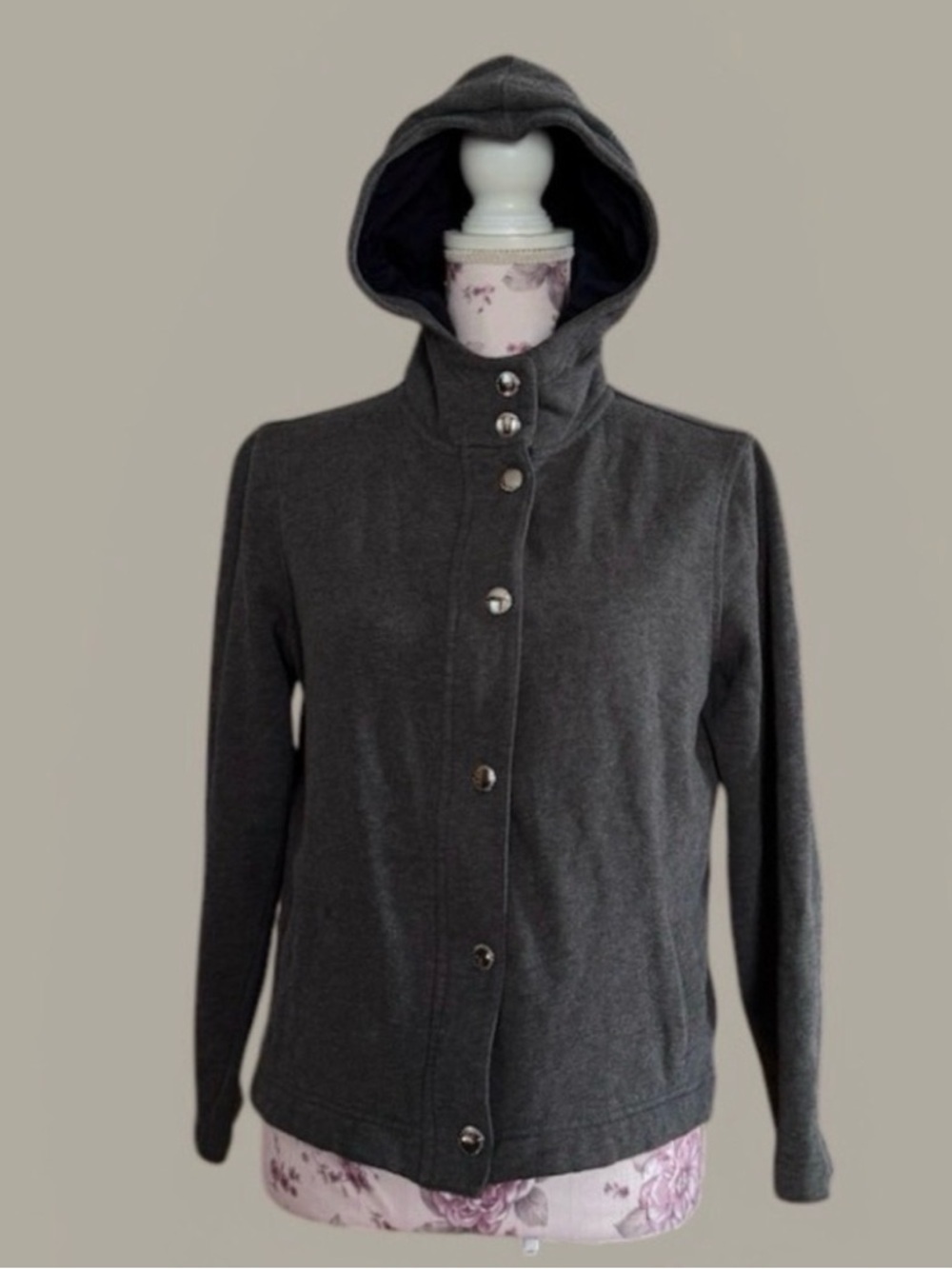 Lauren Ralph Lauren Gray Snap button Jacket